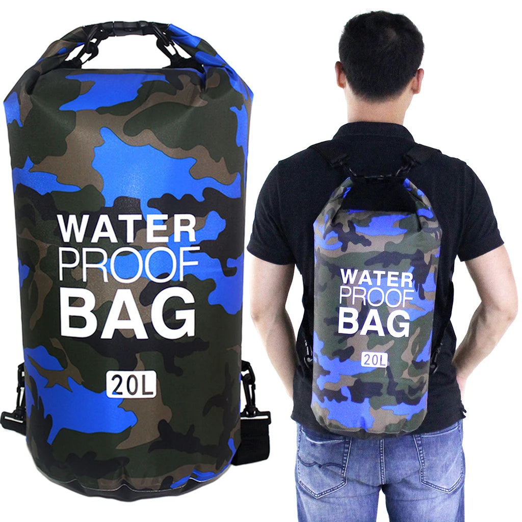 Waterproof Bags 2L 5L 10L 15L 20L 30L Swimming Sports Bags Backpack Drifting Rafting Surfing Gym Dry Bag Beach Accessories