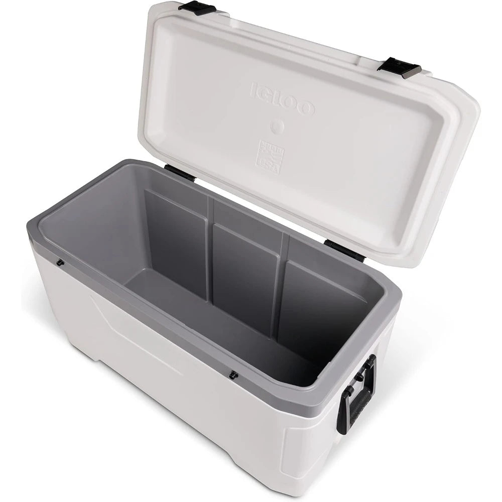 Coolers Marine Ultra Series, Insulated Portable Cooler, Hard Cooler with Heavy Duty Handles & Ice Retention，Leak-Proof Ice Chest