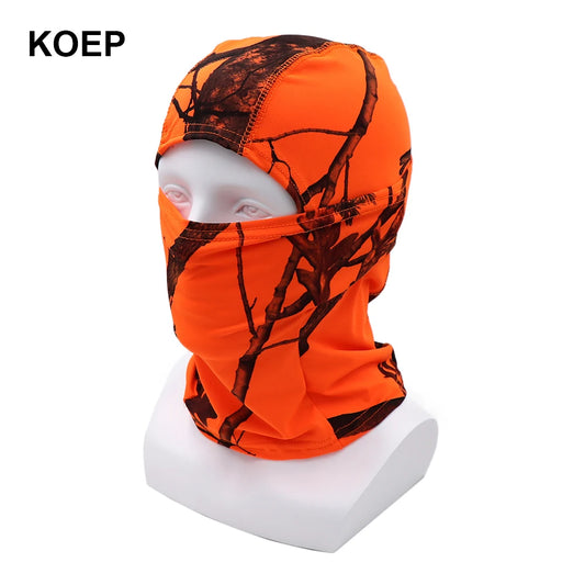 KOEP Tree Camouflage Balaclava Full Face Mask Wargame Outdoor Hunting Cycling Sports Helmet Liner Cap