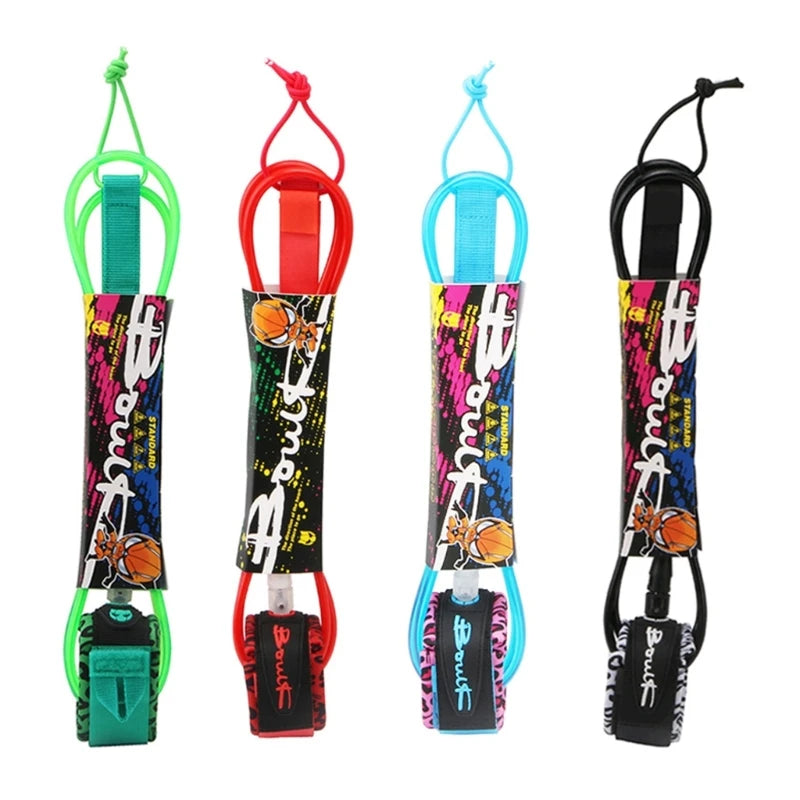 Surfboard Leash Foot Rope Stand Up Paddle Board Leg Rope Safe Surfing Ankle Leash for Paddleboard Shortboard Longboards